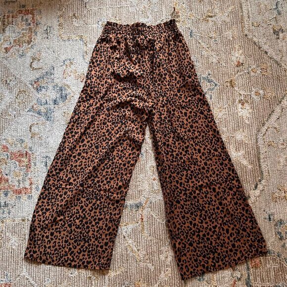 Sienna Sky Brown Leopard Print Pants - Picture 6 of 6